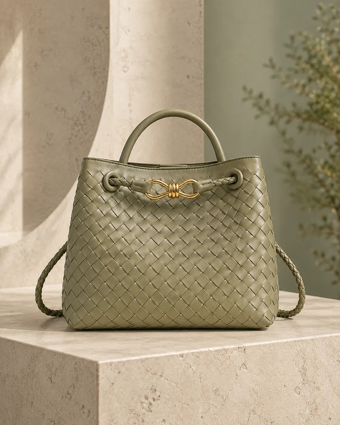 Borsa Valentina color verde