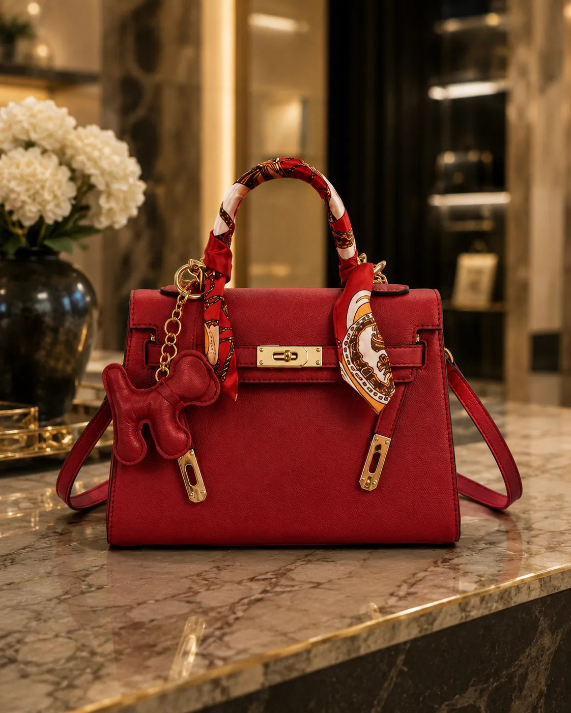 Borsa Camille color rosso