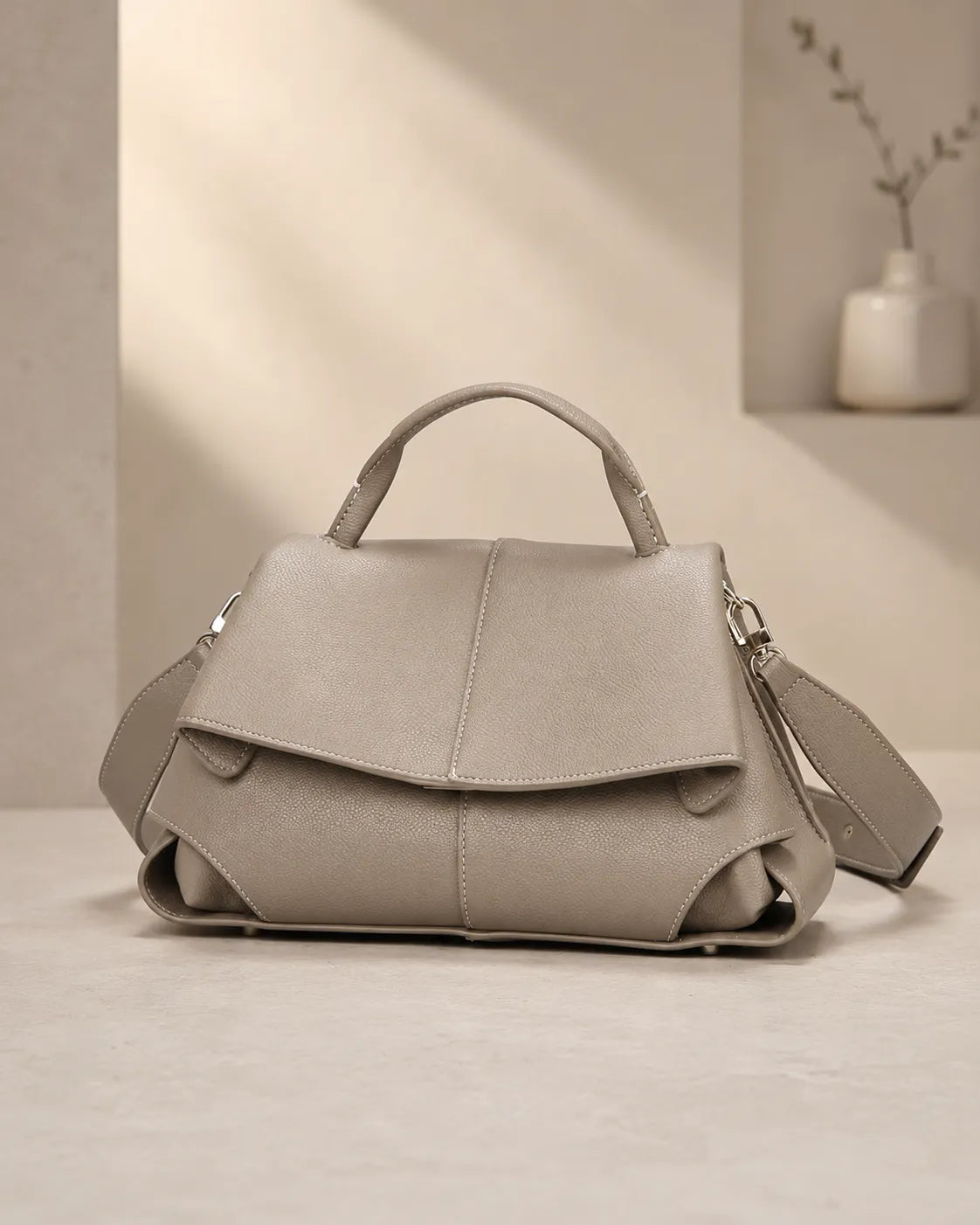 Borsa Vivienne color tortora