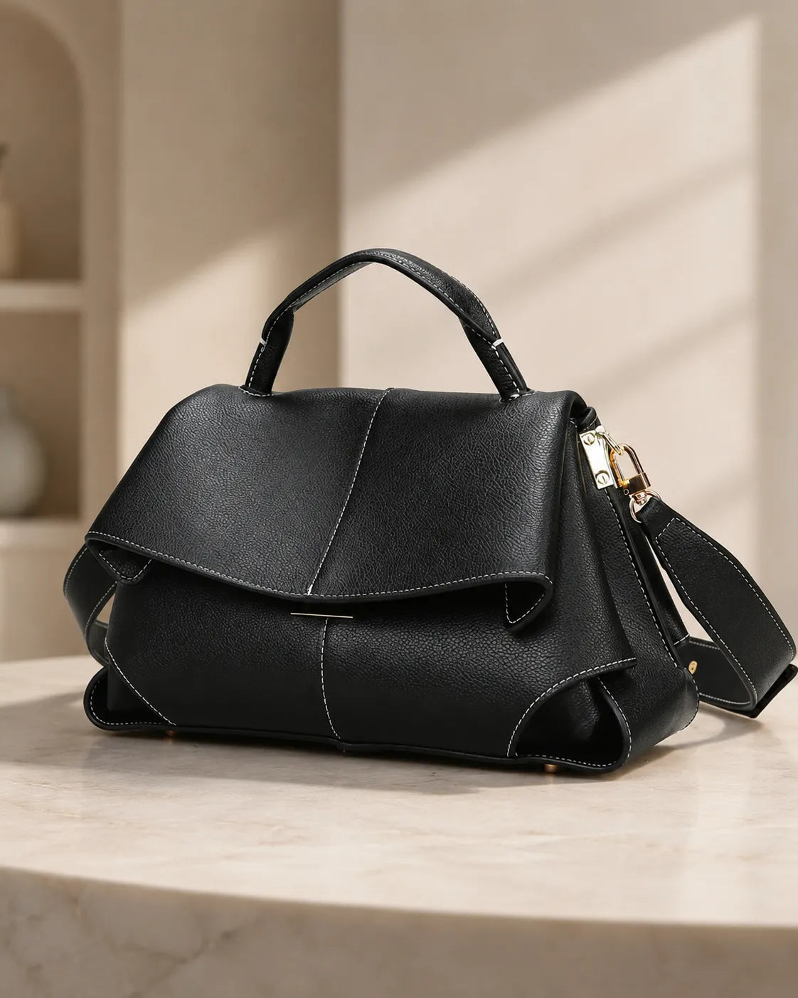 Vivienne | Borsa a mano plissettata