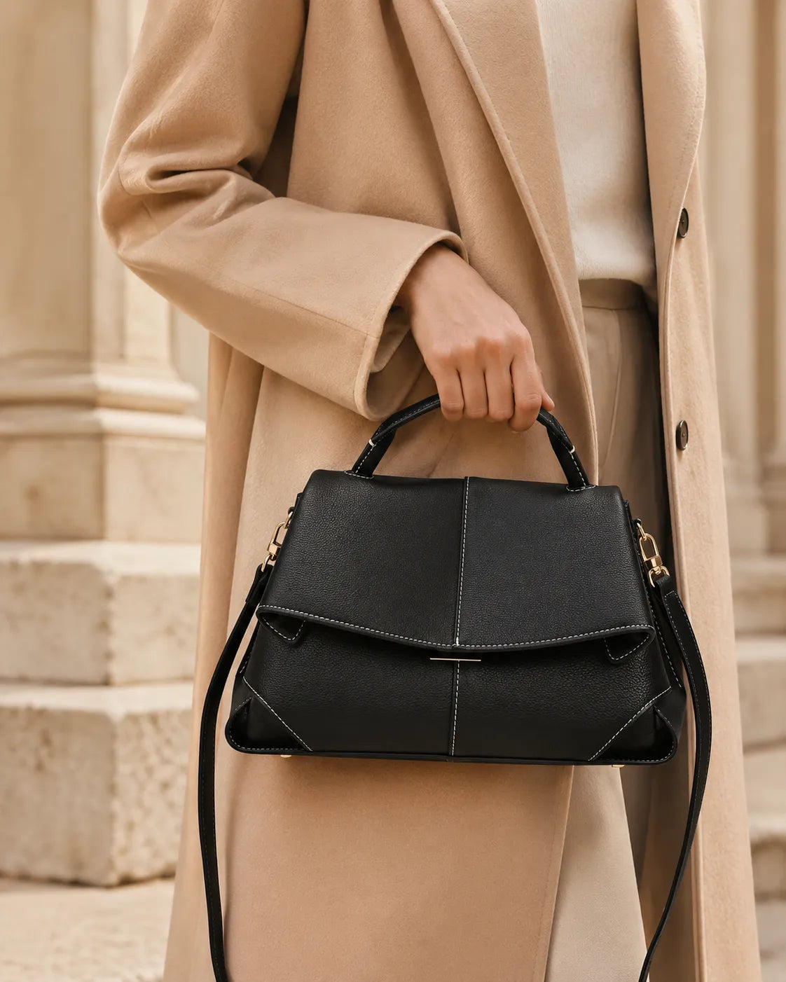 Vivienne | Borsa a mano plissettata