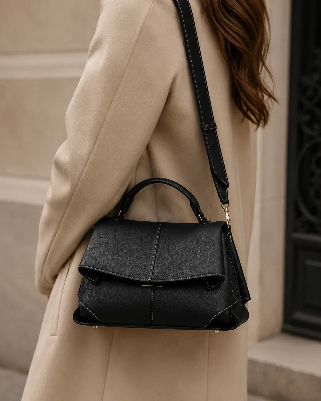 Vivienne | Borsa a mano plissettata