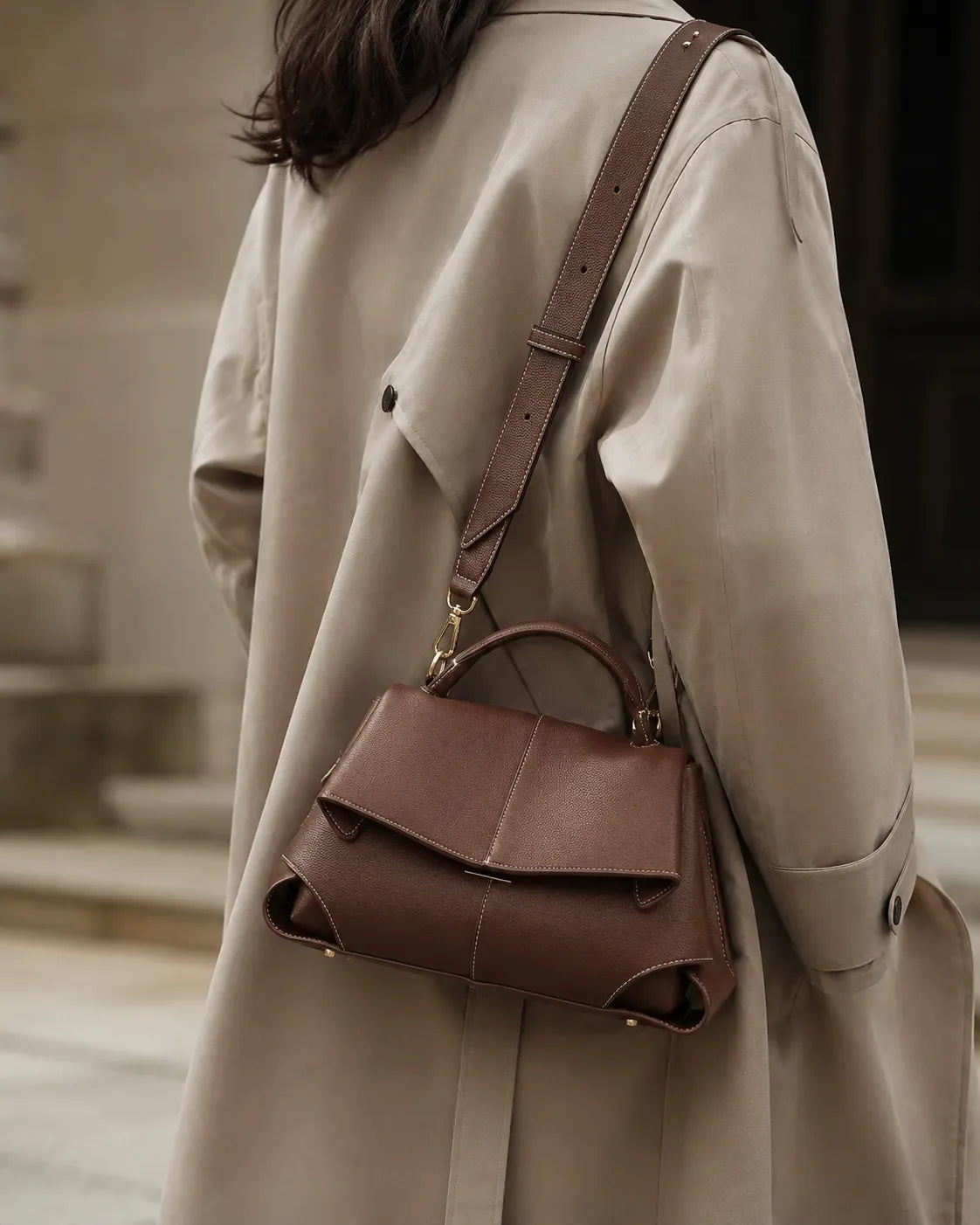 Vivienne | Borsa a mano plissettata