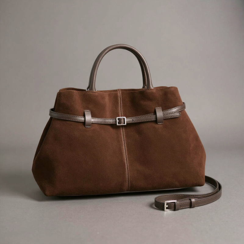 Sutton | Borsa tote in camoscio