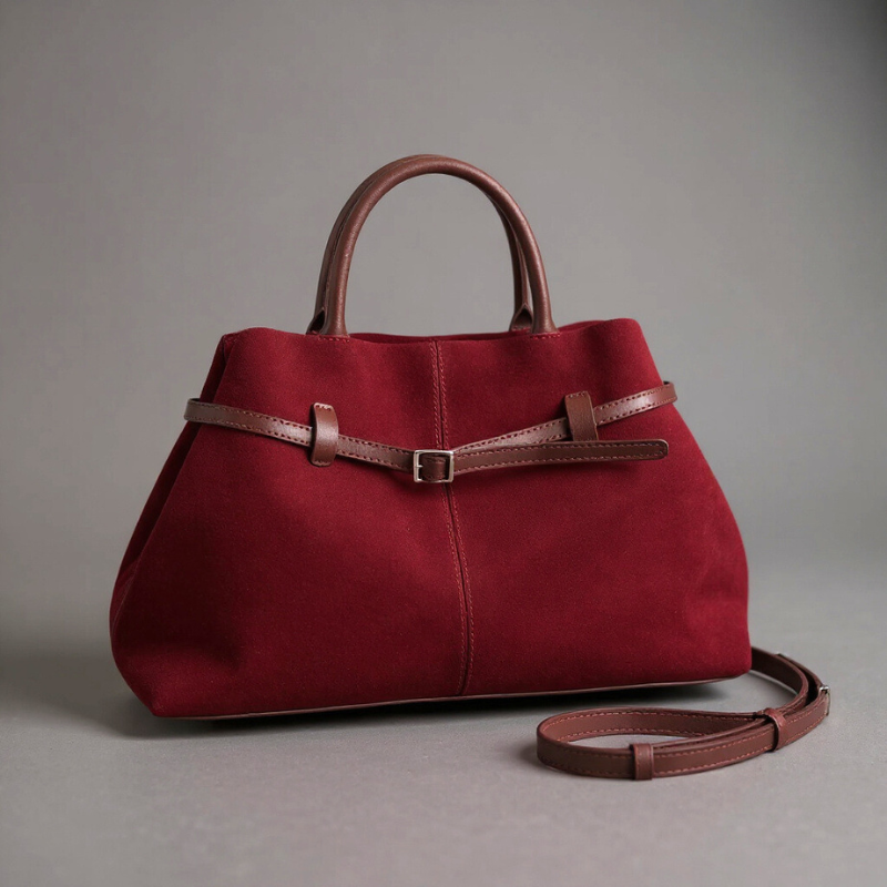 Sutton | Borsa tote in camoscio