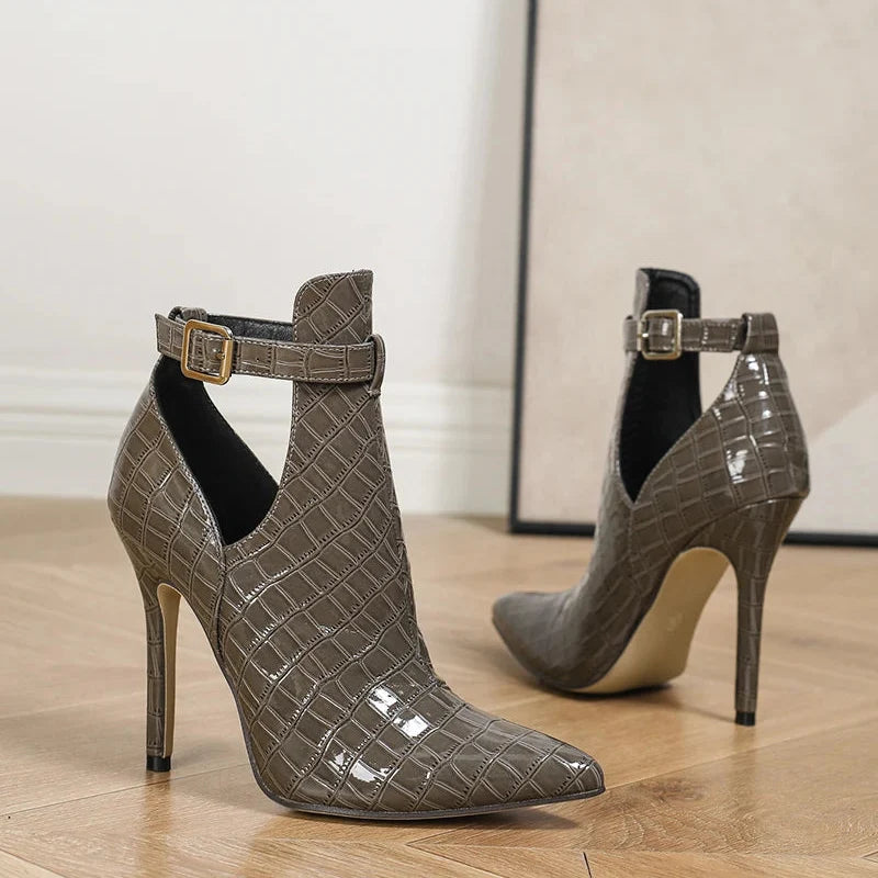 Chloe | Décolleté in pelle con cinturino