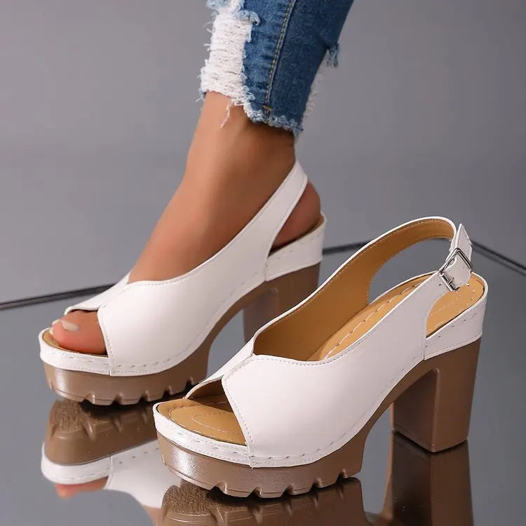 Vivienne | Sandali con plateau retrò