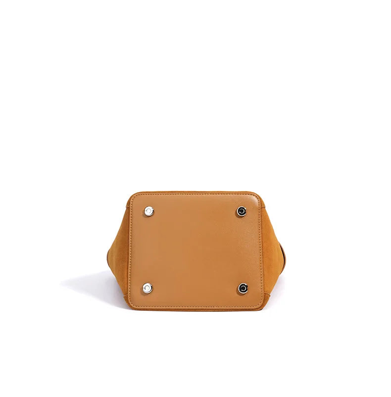 Melania | Mini borsa tote in camoscio