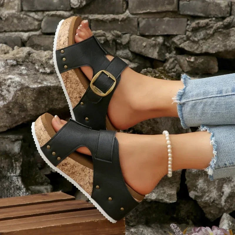 Bella | Sandali con plateau