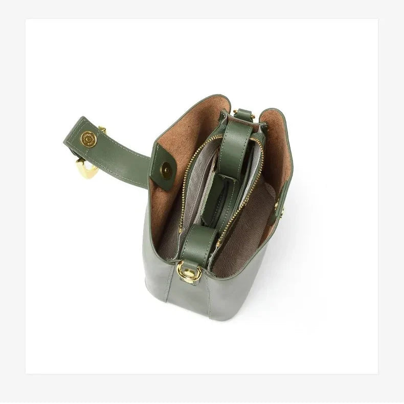 Bella | Borsa a secchiello in pelle