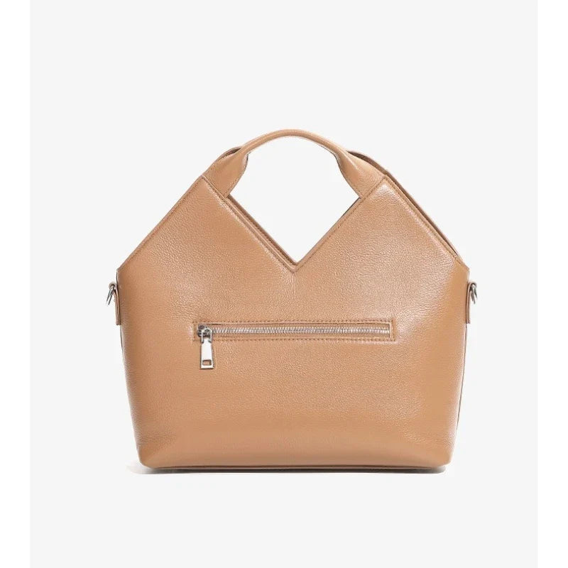 Contour | Borsa in pelle con manico a V