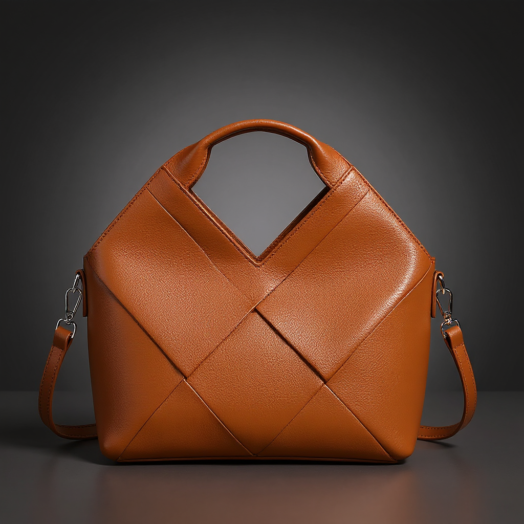 Contour | Borsa in pelle con manico a V