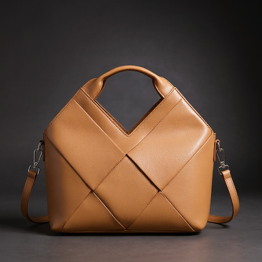 Contour | Borsa in pelle con manico a V