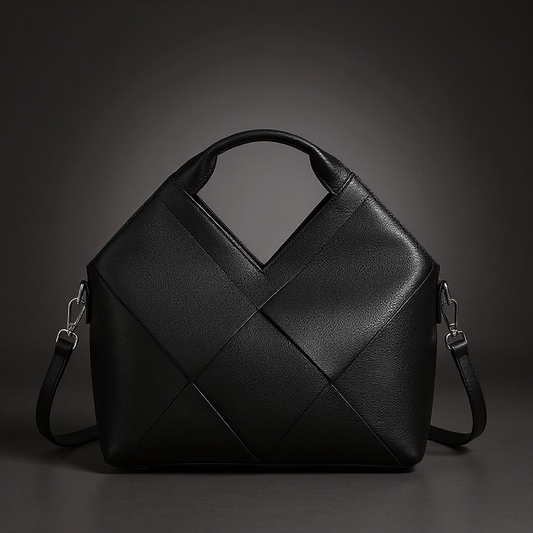 Contour | Borsa in pelle con manico a V