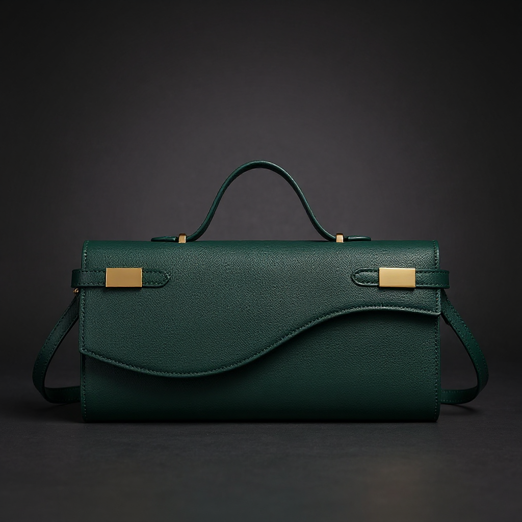 Solène | Borsa a mano allungata con patta