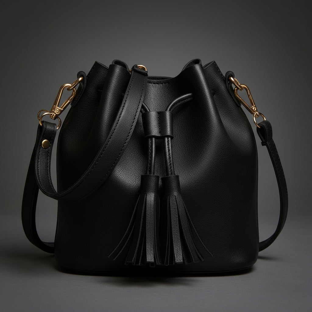 Brenda | Borsa a sacca con coulisse e nappe