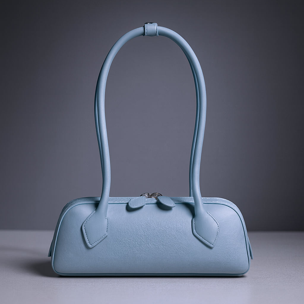 Bianca | Borsa baguette in pelle