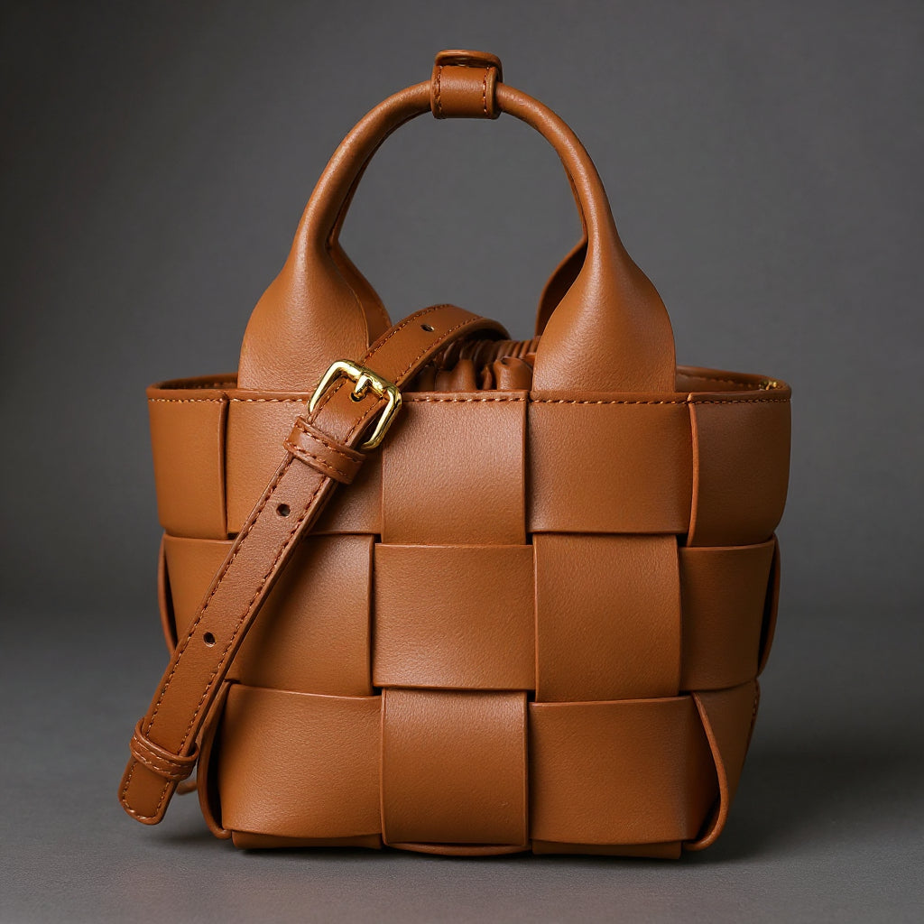 Wynn | Mini borsa cestino intrecciata