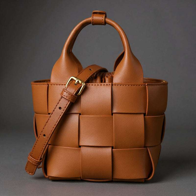 Wynn | Mini borsa cestino intrecciata