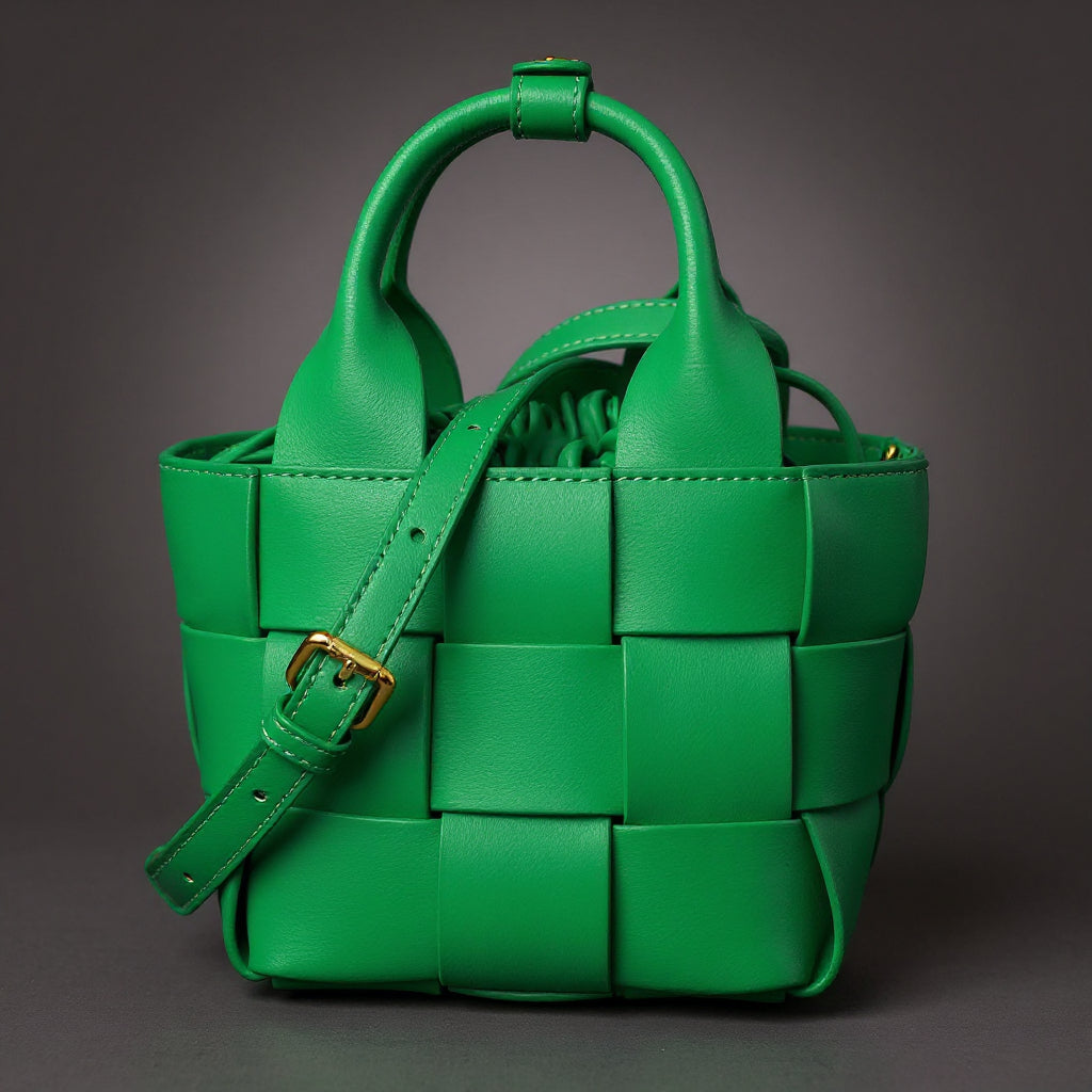 Wynn | Mini borsa cestino intrecciata