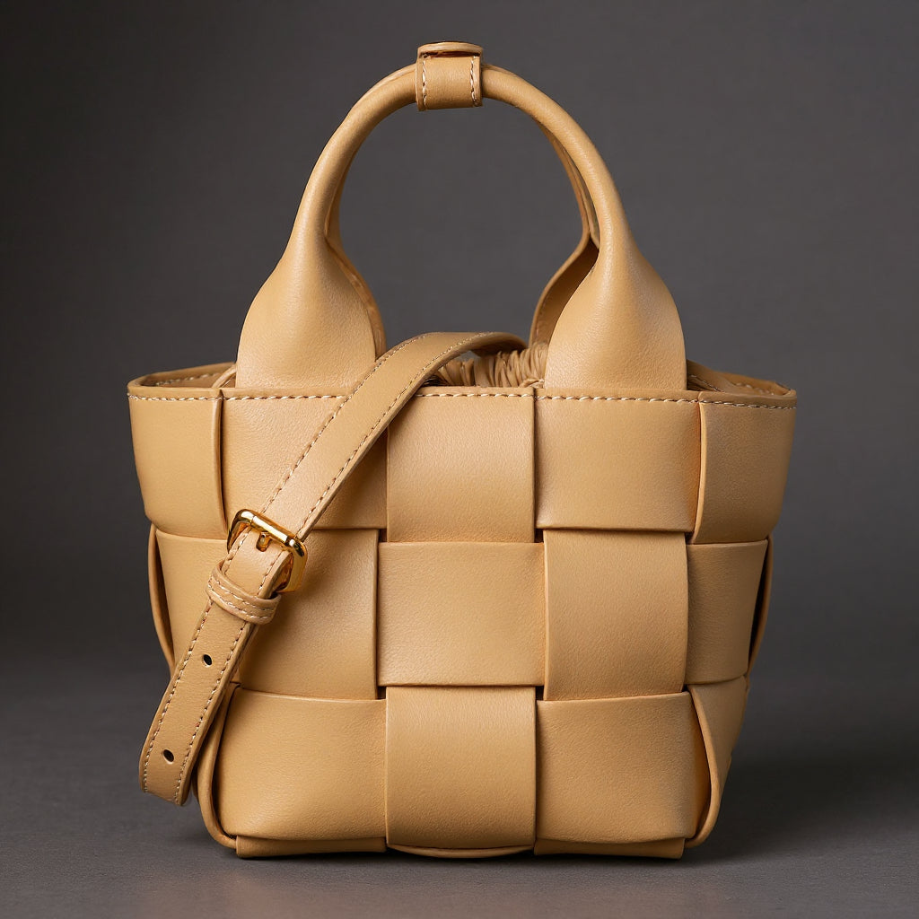 Wynn | Mini borsa cestino intrecciata