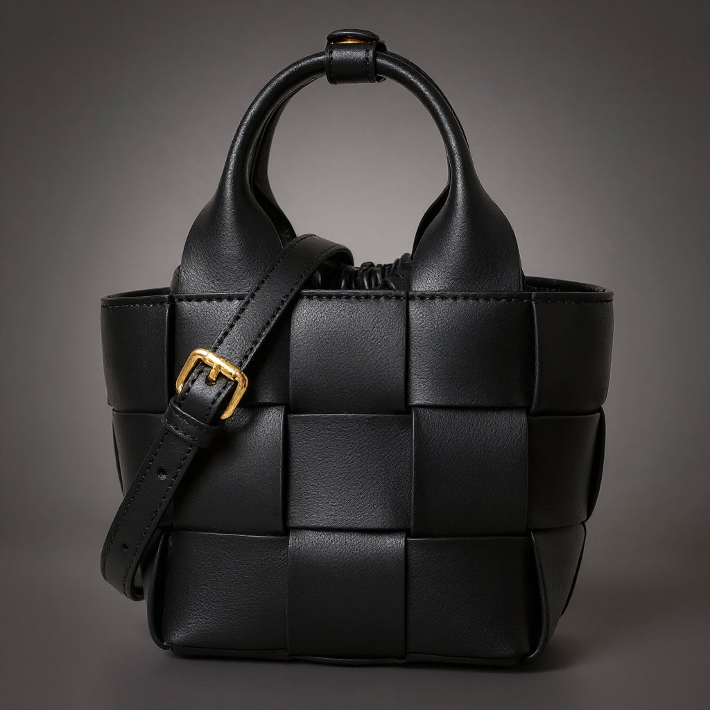 Wynn | Mini borsa cestino intrecciata