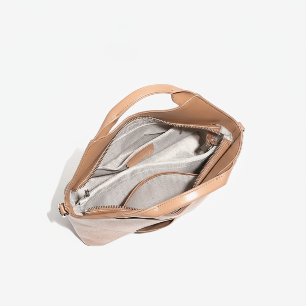 Contour | Borsa in pelle con manico a V