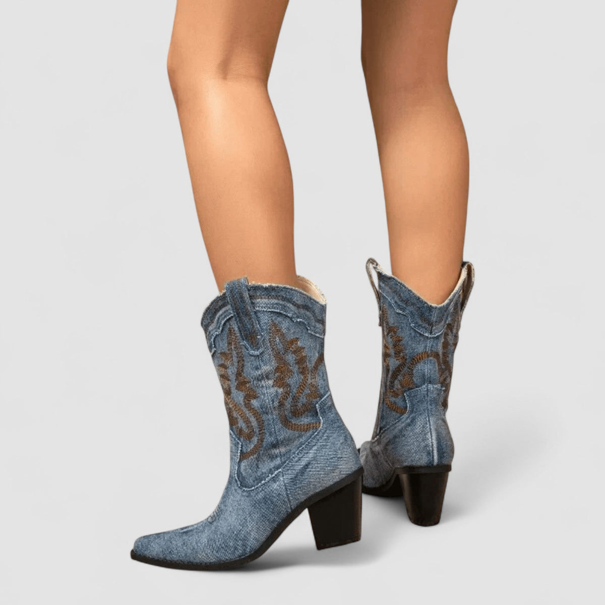 Selena | Stivaletti comfort in denim
