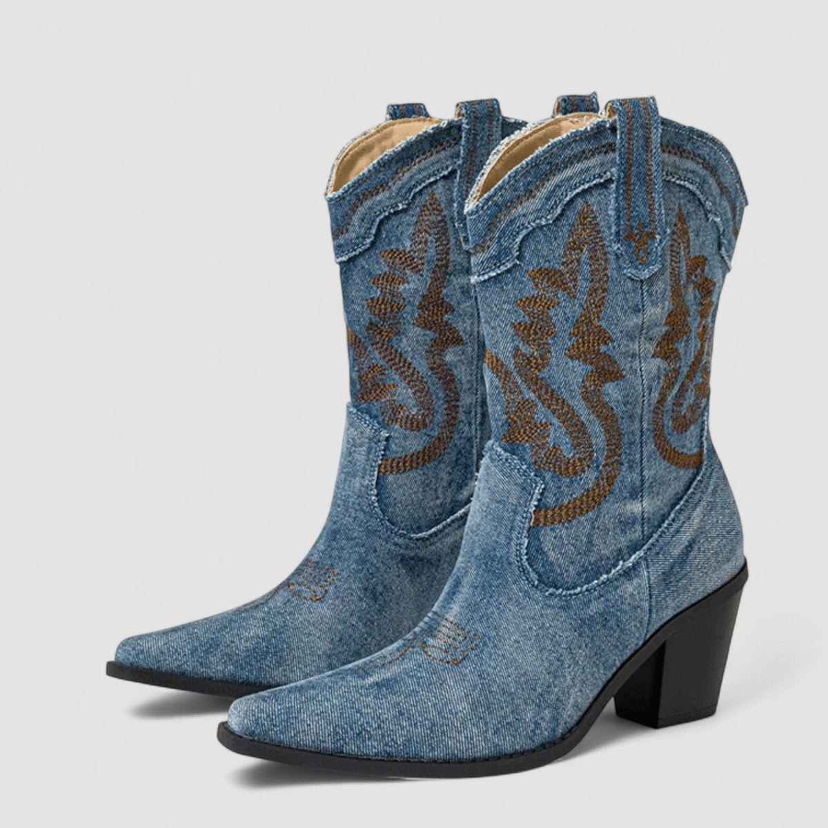 Selena | Stivaletti comfort in denim