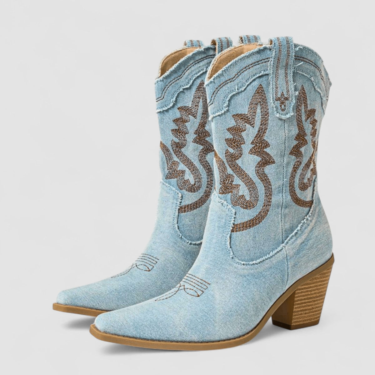 Selena | Stivaletti comfort in denim