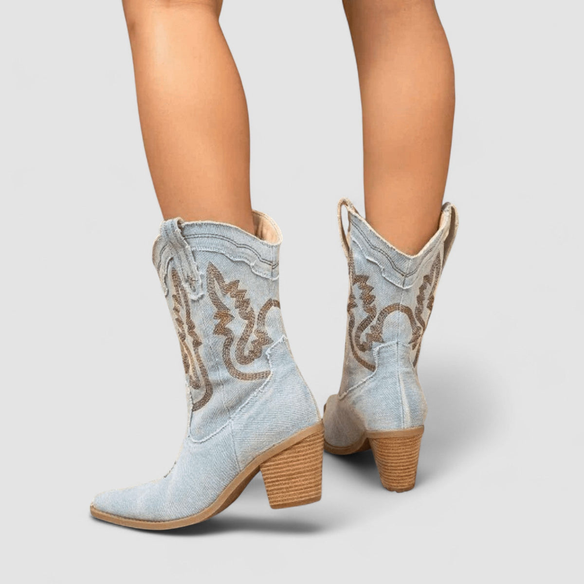 Selena | Stivaletti comfort in denim