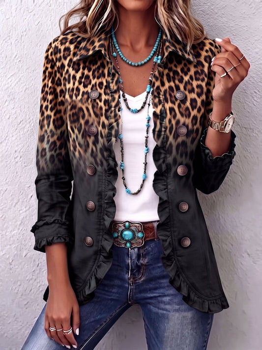 Giacca Lia Conti · Leopard Sfumata