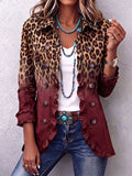 Giacca Lia Conti · Leopard Borgogna
